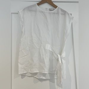 Club Monaco Tie Waist Top Ladies Medium